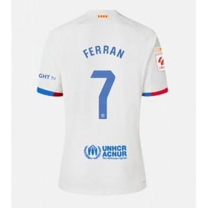 Barcelona Ferran Torres #7 Koszulka Wyjazdowych 2023-24 Krótki Rękaw